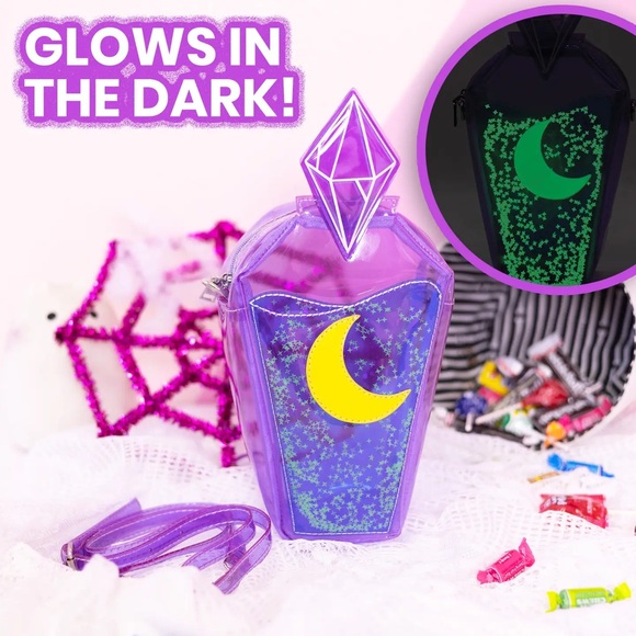 Handbags - Halloween Glow in the Dark Potion Bottle Handbag